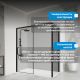 Душевой уголок ABBER Komfort AG93150B-S92B 150x90 см профиль чёрный стекло прозрачное