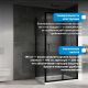 Душевой уголок ABBER Schwarzer Diamant AG30130B5-S100B5 130x100 см профиль чёрный стекло прозрачное
