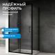 Душевой уголок ABBER Schwarzer Diamant AG30140B5-S90B5 140x90 см профиль чёрный стекло прозрачное