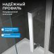 Душевой уголок ABBER Komfort AG93150-S92 150x90 см профиль хром стекло прозрачное