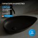 Раковина накладная ABBER Bequem AC2117MB 59 см чёрный матовый