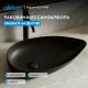 Раковина накладная ABBER Bequem AC2117MB 59 см чёрный матовый