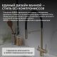 Смеситель для кухни ABBER Wasser Kreis AF81141G с подключением фильтра и выдвижной лейкой золото матовое