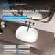 Раковина накладная ABBER Stein AS2637 51 см белый матовый