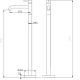 Напольный смеситель для раковины ABBER Wasser Kreis AF8140NG оружейная сталь