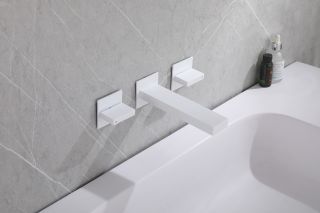Смеситель для раковины ABBER Daheim AF82122W белый матовый
