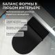 Унитаз подвесной ABBER Bequem AC1108PMB с импульсным смывом чёрный матовый