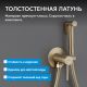 Гигиенический душ со смесителем ABBER Wasser Kreis AF8125G золото матовое