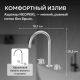 Смеситель для раковины ABBER Wasser Kreis 316 AF8108BST-M сталь брашированная