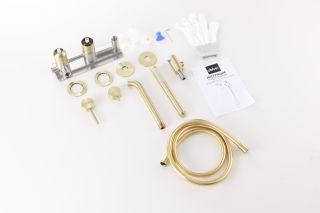 Смеситель для ванны ABBER Wasser Kreis 316 AF8130BG брашированное золото