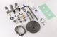 Душевой комплект ABBER Wasser Kreis 316 AF8150BGG с термостатом брашированная оружейная сталь