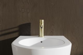 Смеситель для биде ABBER Wasser Kreis 316 AF8124BG золото брашированное