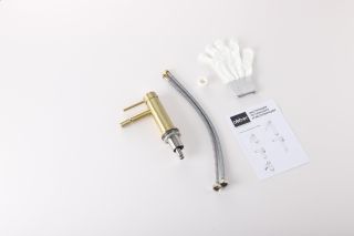 Смеситель для биде ABBER Wasser Kreis 316 AF8124BG золото брашированное