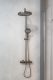 Душевая стойка ABBER Thermostat AF8516NGL с термостатом оружейная сталь