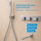 Душевая система ABBER Daheim AF8253SP с термостатом сатин