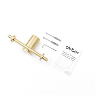 Крючок двойной ABBER Osten 316 AA1852BG брашированное золото