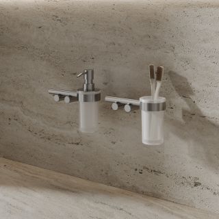 Диспенсер с держателем ABBER Osten 316 AA1859BST сталь брашированная