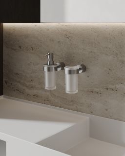 Диспенсер с держателем ABBER Osten 316 AA185A9BST сталь брашированная