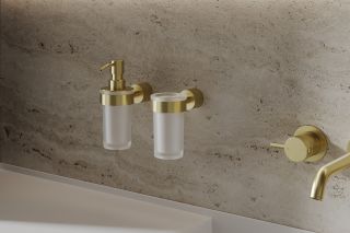 Стакан ABBER Osten 316 AA1861BG брашированное золото