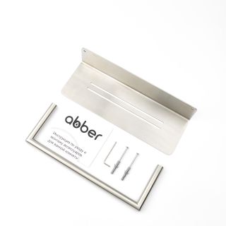 Полка ABBER Osten 316 AA1862BST брашированная сталь