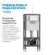 Инсталляция двойная самонесущая ABBER AC0106 для двух подвесных унитазов