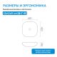 Раковина накладная ABBER Rechteck AC2217 42 см белый