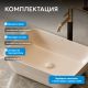 Раковина накладная ABBER Rechteck AC2200MBE 46 см светло-бежевый матовый
