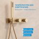 Душевая система ABBER Rund AF8718G золото матовое