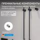 Полотенцесушитель электрический ABBER Charme AH4002MB 34x80 см чёрный матовый