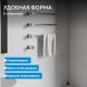 Полотенцесушитель электрический ABBER Charme AH4003 52x49 см хром
