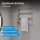 Полотенцесушитель электрический ABBER Charme AH4003BST 52x49 см сталь брашированная