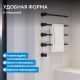 Полотенцесушитель электрический ABBER Charme AH4004MB 64x52 см чёрный матовый