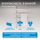 Полотенцесушитель электрический ABBER Charme AH4005MW 79x52 см белый матовый