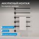 Полотенцесушитель электрический ABBER Charme AH4005MB 79x52 см чёрный матовый