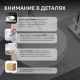 Консоль с керамической раковиной ABBER Bequem AC2131MW белый матовый