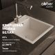 Кухонная мойка ABBER Quarz AQ2901W белый