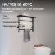 Полотенцесушитель электрический ABBER Standard AH4614MB 50x60 см чёрный матовый