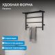 Полотенцесушитель электрический ABBER Standard AH4614MB 50x60 см чёрный матовый