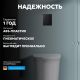 Кнопка смыва ABBER AC0124MB пневматическая чёрный матовый