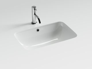 Раковина встраиваемая снизу Ceramicanova Элемент (Element) CN7018 54 см белый