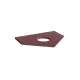 Столешница для тумбы-модуля Kerama Marazzi Караван KMCATp50MMp1 50 см с вырезом для накладных раковин марокканский гранатовый