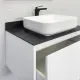 Тумба с раковиной Comforty Марсель 00-00013395 75 см Белая матовая