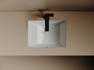 Раковина встраиваемая снизу Ceramicanova Эра (Era) CN15002 46 см белый
