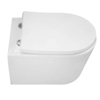 Унитаз подвесной Azario Velo AZ-1273WHD безободковый торнадо белый