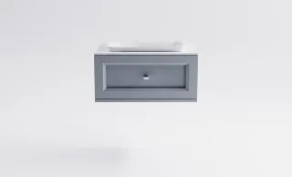 Тумба с раковиной Astra-Form Классик 4631177714054 80 см голубой матовый