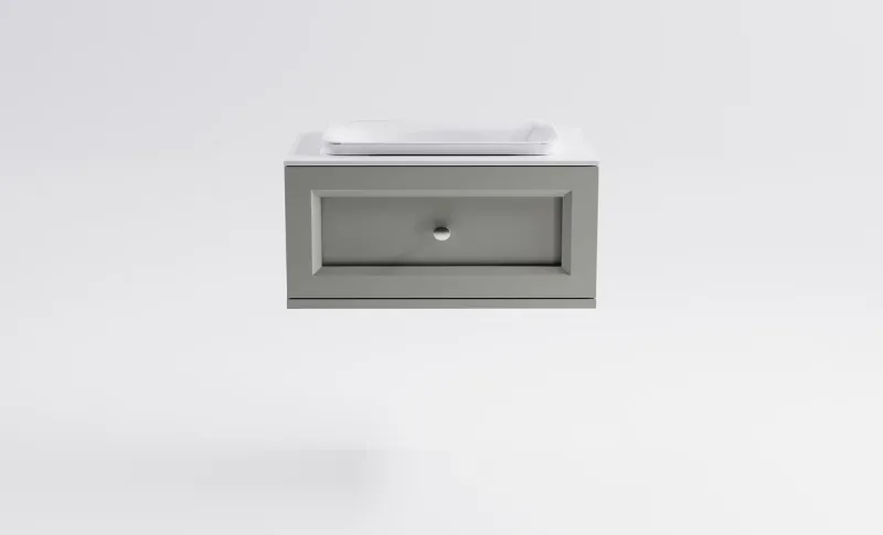 Тумба с раковиной Astra-Form Классик 4631177714009 70 см серый матовый