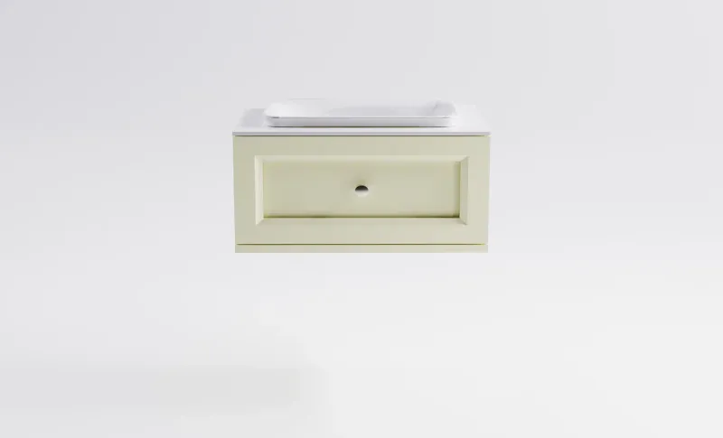 Тумба с раковиной Astra-Form Классик 4631177714078 80 см бежевый матовый