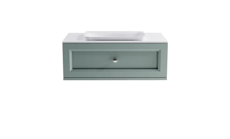 Тумба с раковиной Astra-Form Классик 4631177714160 100 см зелёный матовый