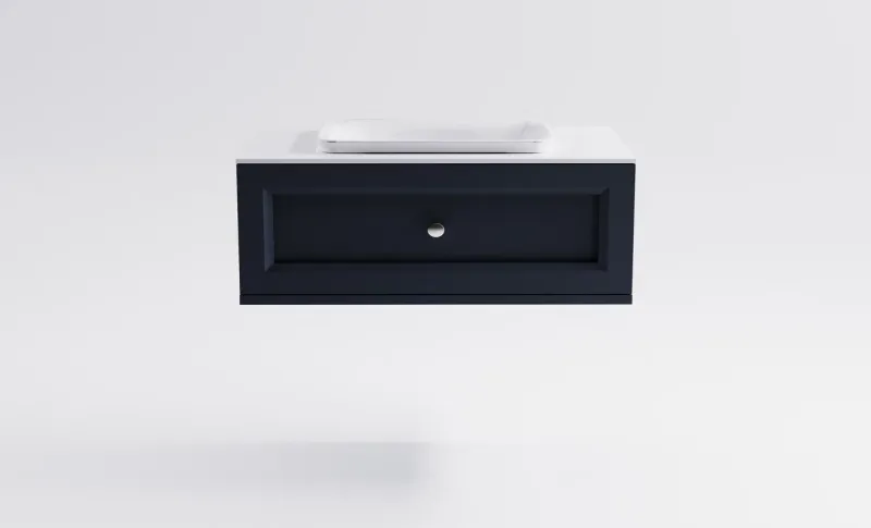 Тумба с раковиной Astra-Form Классик 4631177714207 100 см серый матовый