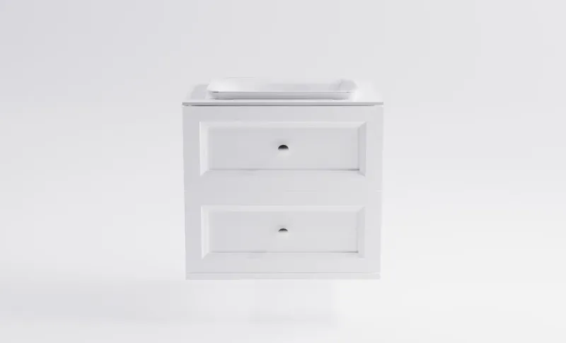 Тумба с раковиной Astra-Form Классик 4631177714337 80 см белый матовый